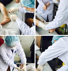 脊柱外科为两位老人带来冬日的温暖
